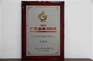 2013廣西企業(yè)100強(qiáng)